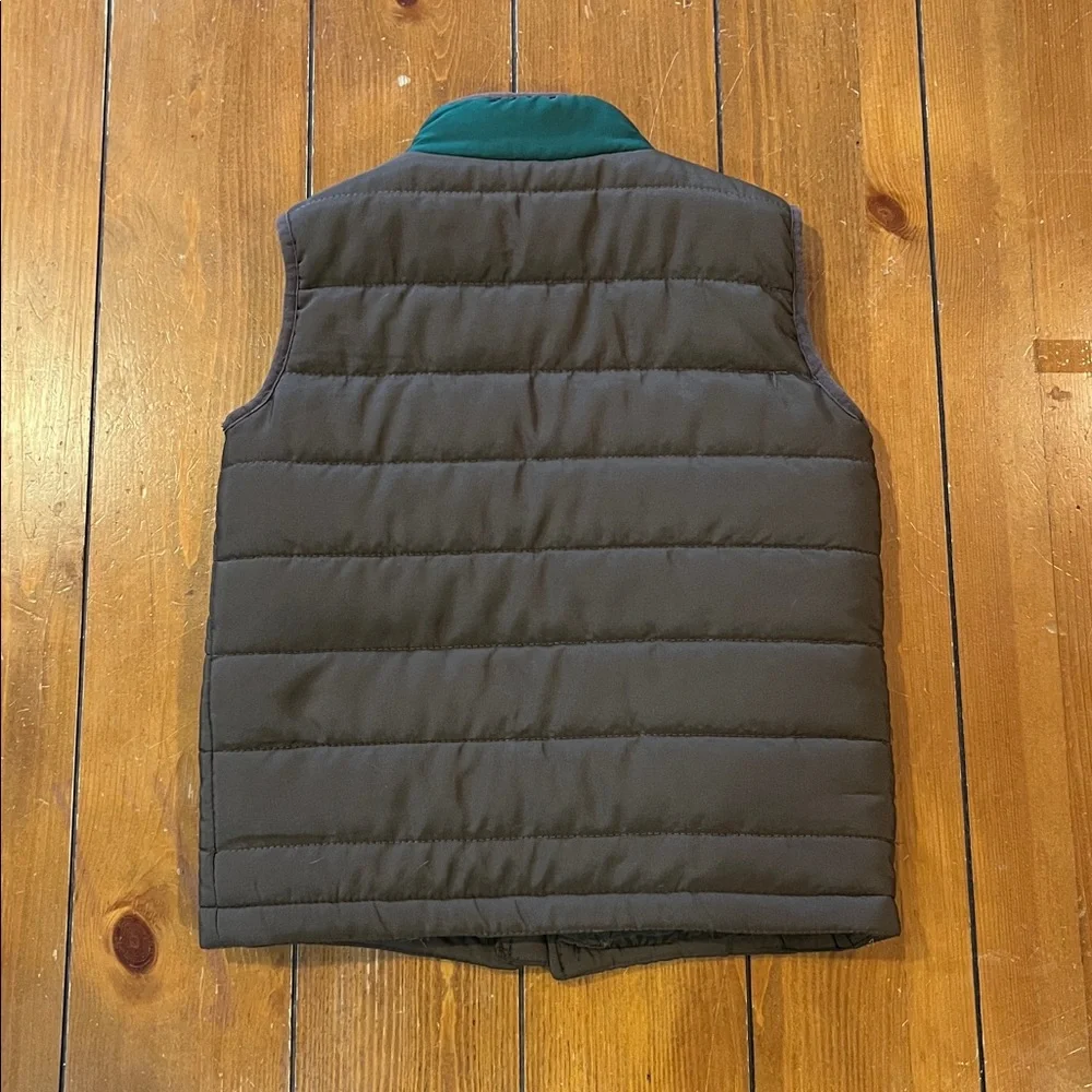 Weatherproof Vintage Puffer Vest Green Grey Boys Size 4T